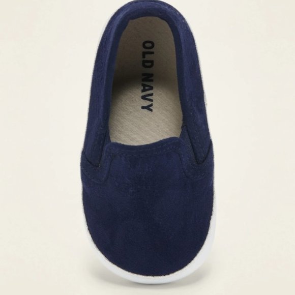 Unisex Faux-Suede Slip-Ons For Baby - Picture 1 of 3